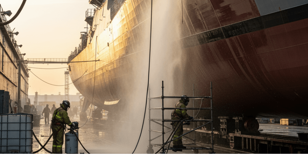 Limpeza Naval Profissional: Proteção e Manutenção para Indústrias Marítimas 