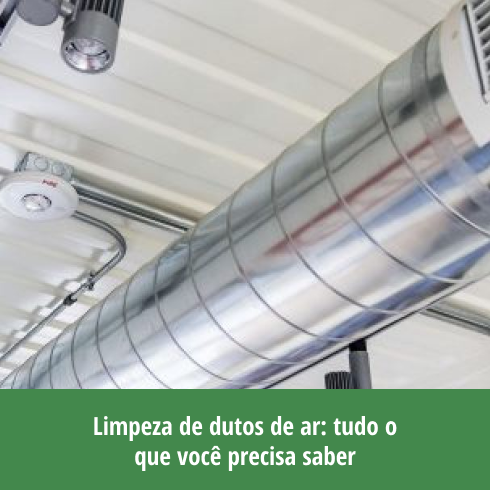 limpeza de dutos de ar
